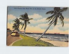 Postcard Popular Palm Beach Pier on the Atlantic Ocean USA picture