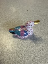 Herend Porcelain Mini Duck Figurine Hand painted From Hungary 15519- picture