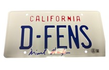 Michael Douglas Signed Autograph Falling Down License Plate Beckett BAS picture