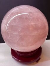 16LB Natural Rose Quartz Sphere Large Crystal Ball Reiki Healing picture