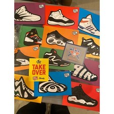 Nice Kicks Sneaker Retro Basketball Postcard Art Set Pippen Jordan Air Kidd picture