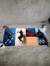 Nike Kobe Bryant Kyrie KD LeBron Promo FootLocker Store Display Poster Sign 2016 picture