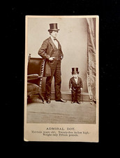 Antique Sideshow CDV Admiral Dot Barnum Midget Gihon Thompson Phila Ex-Diesso picture