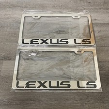 For Lexus LS Mirror Chrome Finish Stainless Steel Metal License Plate Frame picture