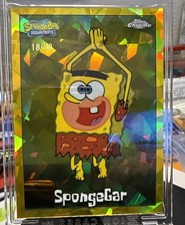 2025 Topps Chrome SpongeBob SpongeGar Gold Sapphire 18/50 #43 picture
