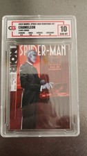 2024 UD Marvel Renditions COMIC COVERS #17 ~ Spider-Man Noir Chameleon CG 10 GEM picture