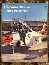 1970 Welcome Aboard Navy Pensacola FL Vietnam Era Book Naval Air Station Base picture
