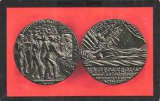 Postcard S.S. Lusitania Medal Sunk by German Submarine Naval Victory Cunard Line picture