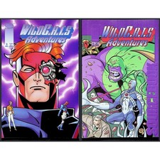 WildC.A.T.s Adventures 2X Comic Lot #2 1 Sourcebook Ty Templeton Image picture