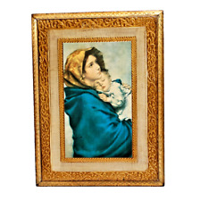 Madonna of the Streets by Roberto Feruzzi Painting on Wood  Vintage  T1693 picture