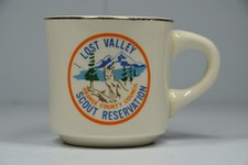 Vintage Boy Scouts Lost Valley Reservation Orange County Council Coffee Mug BSA picture