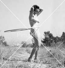 RARE Vintage 1950s 2.25 b/w 120 Negative Art Woman Mature Bonnie Logan 9 picture