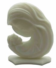 Plastic Madonna Mother Mary and Child Jesus Figure Statue Freestanding Glows picture