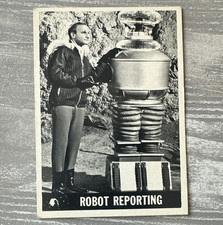 Vintage 1966 Topps Lost in Space Card Lot (9) Includes Robot Reporting #28 picture