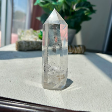 210G Natural Clear Quartz Crystal Energy Tower Point Reiki Healing 7th picture