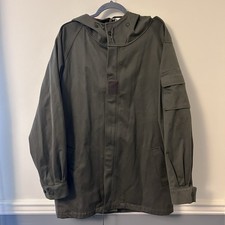 French Army Olive Green Army Rain Jacket Men’s M* Military Jacket Coat picture