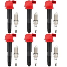 ECCPP 6 Ignition Coils for Porsche UF660 Iridium Spark Plugs Coils Packs picture