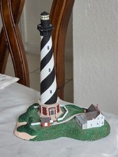 VTG Cape Hatteras Light Sculpture Danbury Mint 1992 Lighthouse Beach Cottage picture