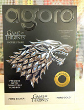 agoro Game of Thrones House Stark Metal Blind Box Non-Sport Card GOT#1 picture