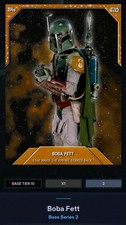 Topps Star Wars Card Trader 2016 Boba Fett 2cc Tier 10 Classic Orange - DIGITAL picture