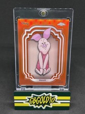 2024 Topps Chrome Disney Piglet #127 Orange Refractor /25 picture