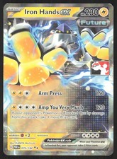 Iron Hands ex Holo Double Rare SV04: Paradox Rift 070/182 NM PLANETA Mochizuki picture