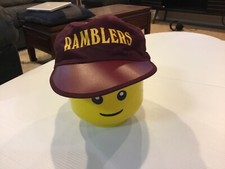 VTG Loyola Academy Ramblers Rowdy w Spell out ANDERSONS Painters USA Cap - cool picture