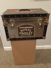Rare Vintage Chivas Brothers Royal Paisley Scotch Whiskey Locker Promo Display picture