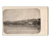 RPPC Glasgow MO from C.T.A. Bridge Real Photo Postcard Kraxo Industrial View picture