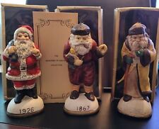 Set of 3: Memories of Santa Collection - 1926, 1894, 1867 Santa Christmas Statue picture