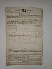 British 1820 Stamp Office Register Pages Very Rare picture