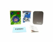 NOS Vintage 1997 NFL Football Carolina Panthers Splash Zippo Lighter NEW USA picture