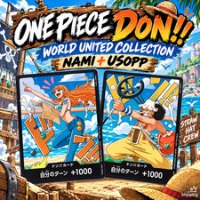 [PRE-ORDER] One Piece Card Game - Nami & Usopp DON World United Promo Japanese picture