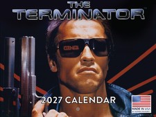 Terminator Calendar 2027 Official Movie Memorabilia Monthly Wall 12 Month picture