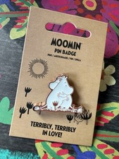 NEW ON CARD Moomin Terribly, Terribly In Love Metal Enamel Pin picture