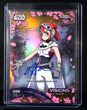 2026 Topps Chrome Star Wars Visions STEPHANIE HSU Auto #03/50 Crane V3-CRA Rare picture