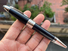 Montblanc John F. Kennedy Ballpoint Pen Black Burgundy - Luxury New In Box picture