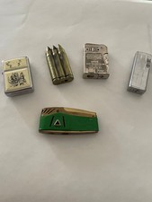 Vintage mid century assortment pocket lighters picture