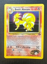 Brock’s Ninetales 3/132 Holo Rare Pokémon Gym Challenge Unlimited WOTC NM-/LP picture