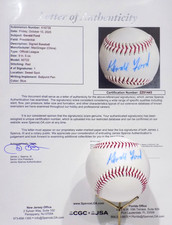 GERALD FORD Former President Signed Autograph Baseball SWEET SPOT JSA 💎 LOA picture