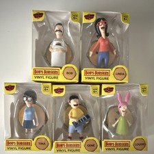 CULTUREFLY Bob's Burgers Vinyl Figure Set Bob Linda Tina Gene Louise Boxed picture