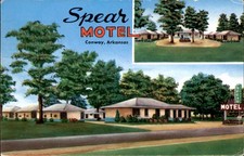 Conway AR Spear Motel Advertising Specialties, Ltd. c1950s-60s Vintage Postcard picture