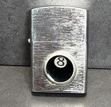 VTG 3D 8, Eight Ball, 16 Hole, Lighter Brushed Silver picture