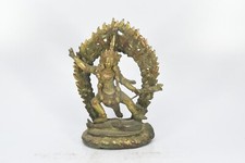 eBay Title: Antique Himalayan Brass Ganesha Statue - Tibetan Buddhist Ganapati picture