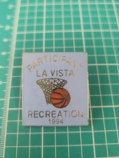 Vtg La Vista Recreation Participant 1994 Gold Tone Lapel Pin picture