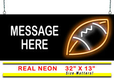 Custom Message Football Neon Sign | Jantec | 32