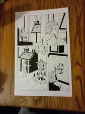 Original Artwork Compu-M.E.C.H. Page 24 Issue #28 By Theodore Riddle  picture