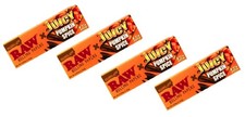 RAW x Juicy Jayβs Pumpkin Spice Organic Hemp Rolling Papers β 1 1/4 (4 Packs) picture