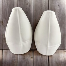 Luft Tanaka Fine Porcelain Textured Lamp Shade Set 2 Unmarked Ceramic Houseware picture