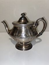 vintage THE DRAKE Hotel Silver Plate Teapot 20 oz.  C10686 picture